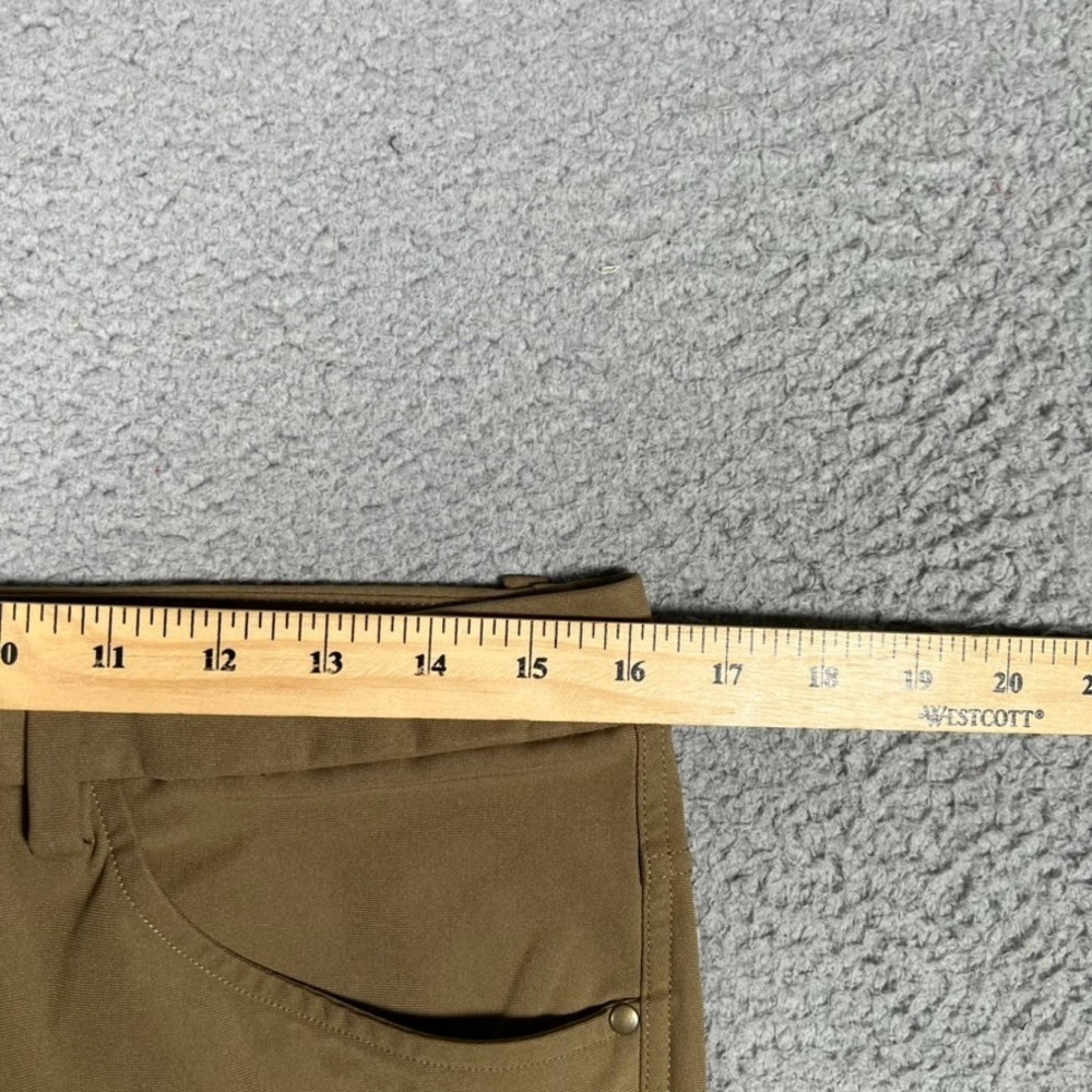 Lululemon Pants Mens 32x29 Brown ABC Classic Fit Warpstreme Golf Casual Preppy - Picture 7 of 13